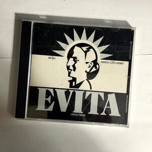 Evita Premiere American Recording CD Andrew Lloyd Webber Tim‎ Rice Broadway MCA